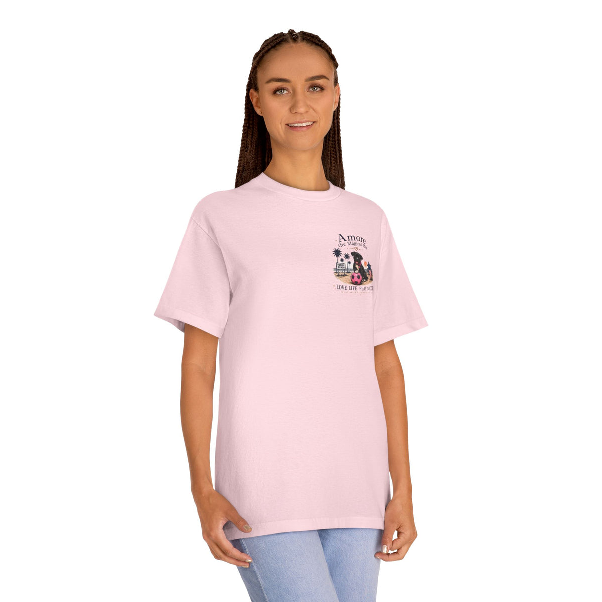Soccer Dog Tee — "I Came for Soccer, I Left with Magic" Venice Beach T‑Shirt