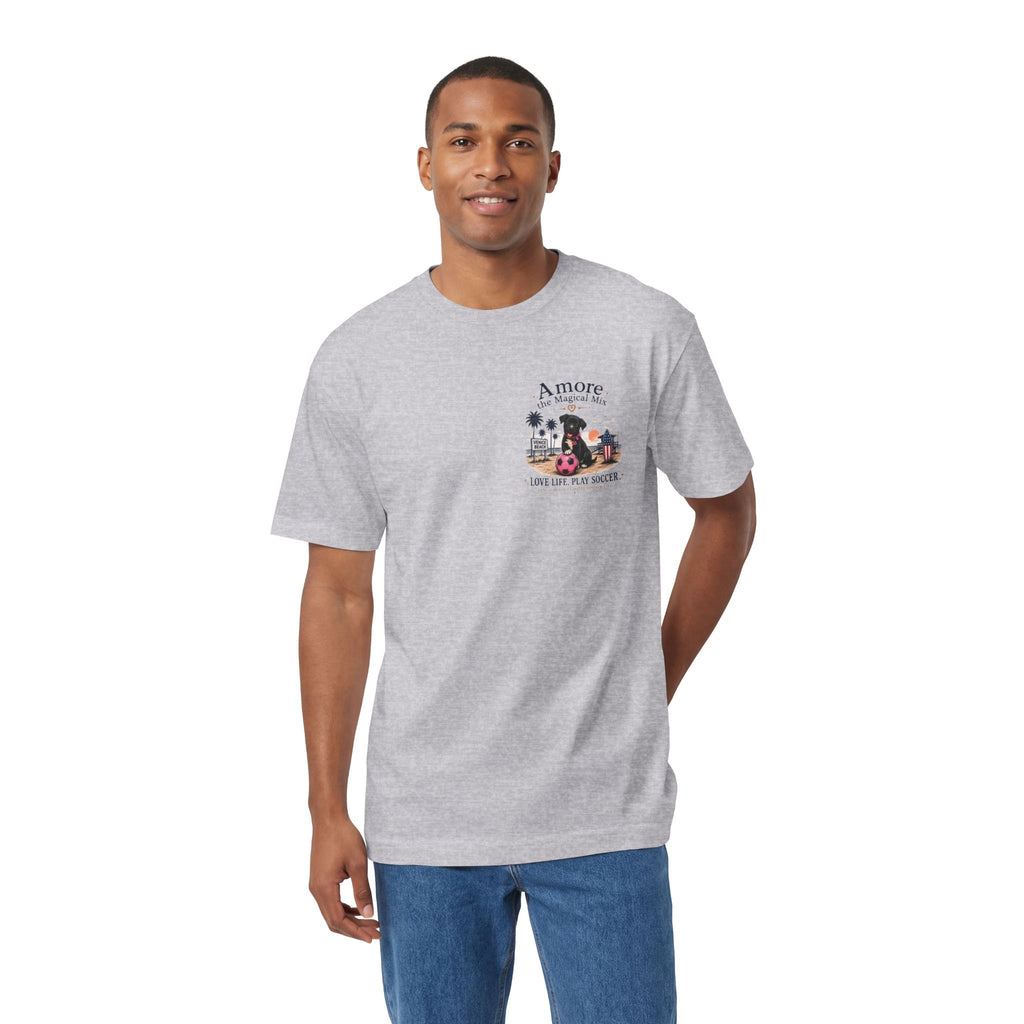 Soccer Dog Tee — "I Came for Soccer, I Left with Magic" Venice Beach T‑Shirt