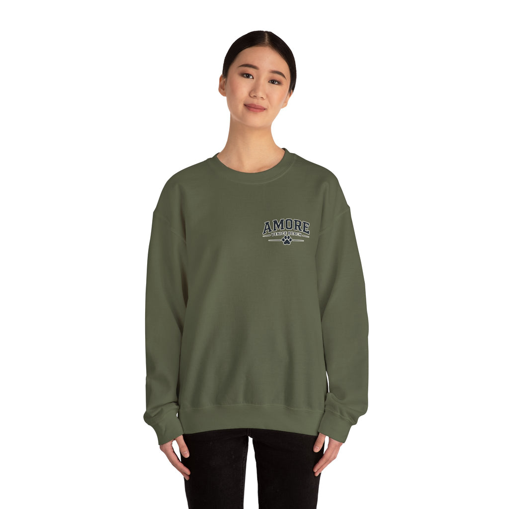 Unisex Adult Amore Venice Beach Sweatshirt |Streetwear Graphic