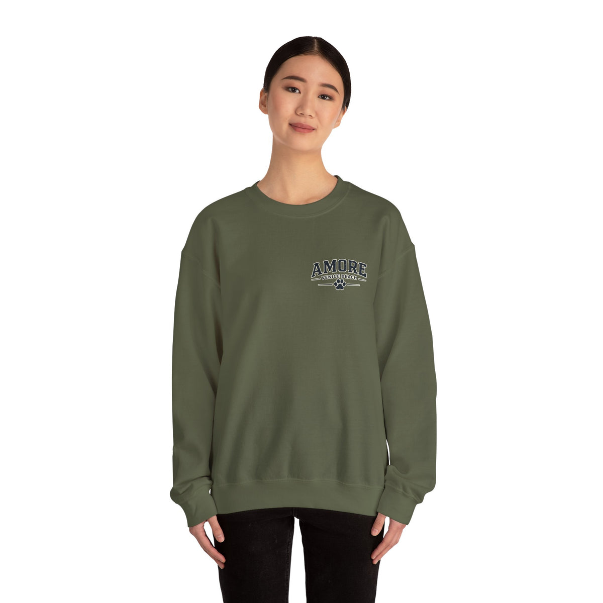 Unisex Adult Amore Venice Beach Sweatshirt |Streetwear Graphic