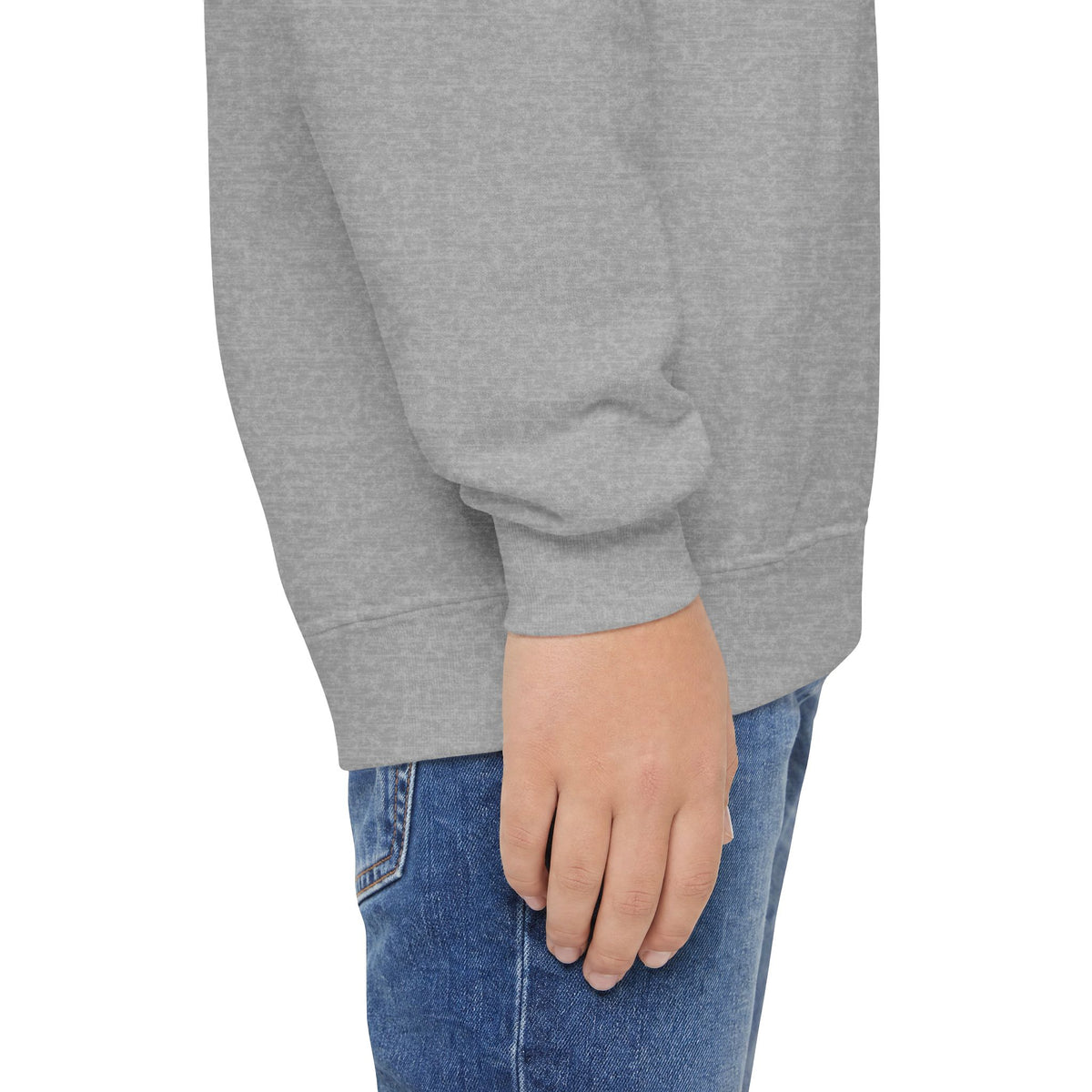 Amore Youth Crewneck Sweatshirt Heart Paw Graphic
