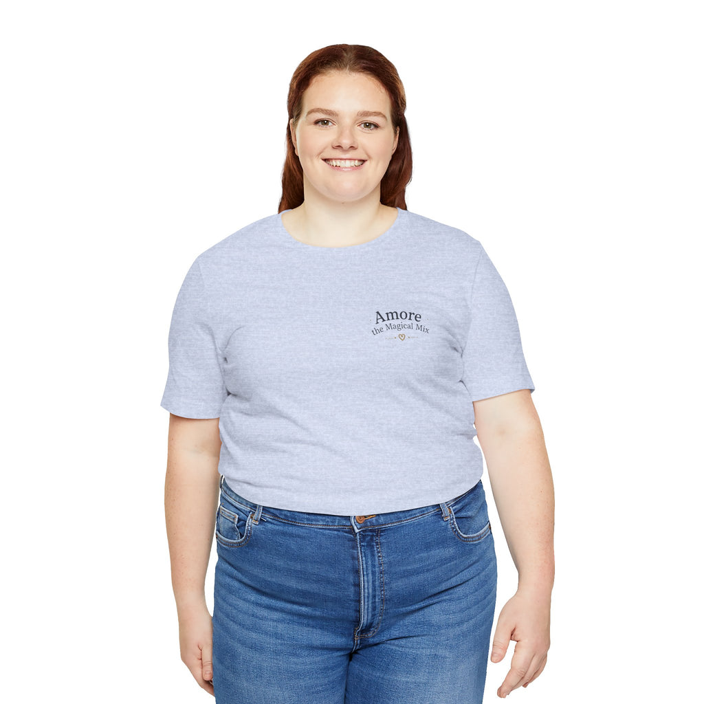 Adult T-Shirt Amore the Magical Mix Signature & Character Logos