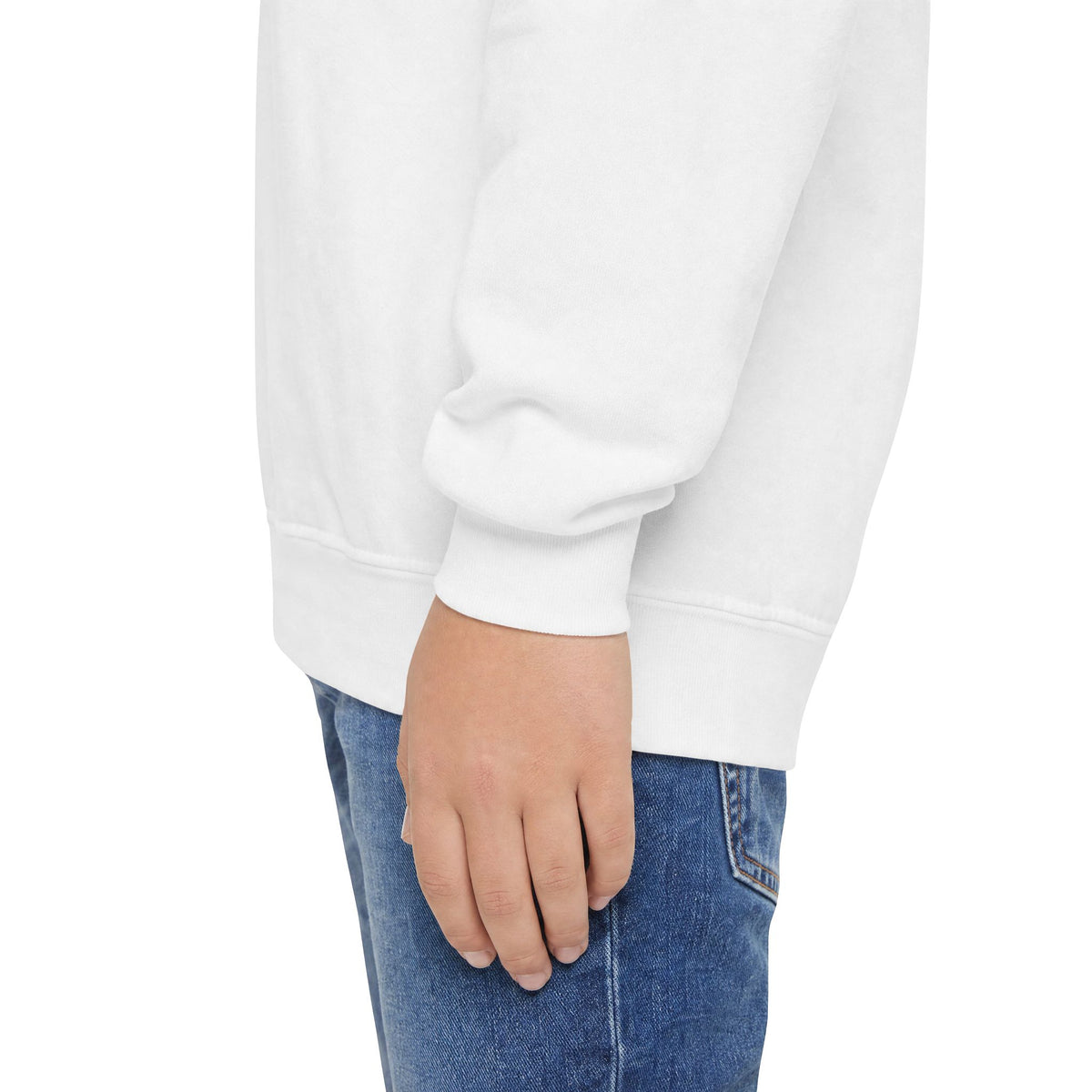 Amore Youth Crewneck Sweatshirt Heart Paw Graphic