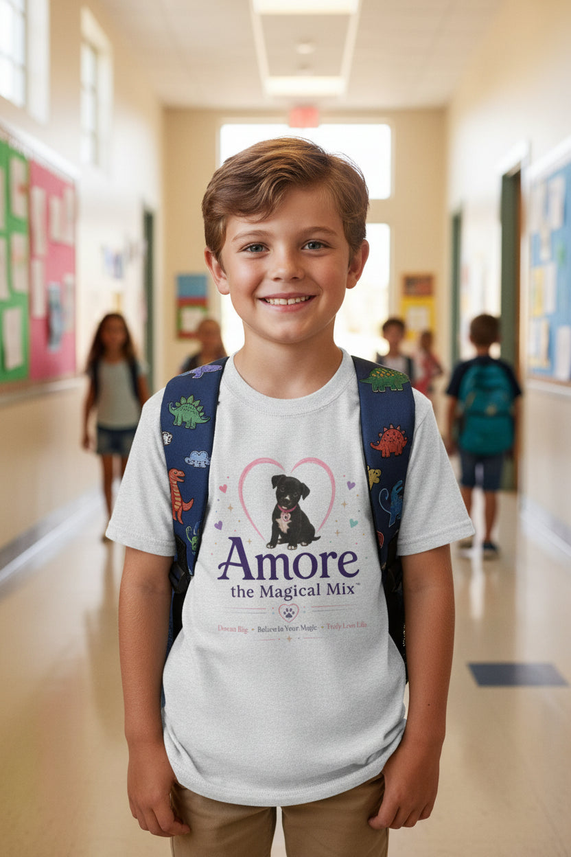 Youth Amore the Magical Mix Heart Puppy T-Shirt