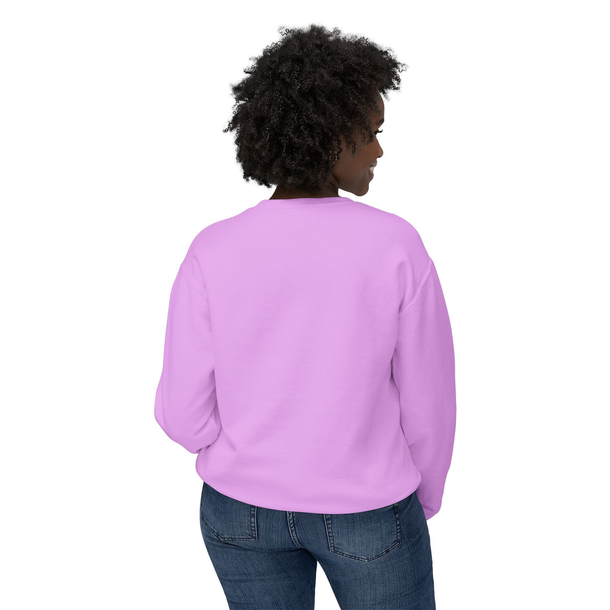Amore Heart Lightweight Crewneck Sweatshirt Pullover