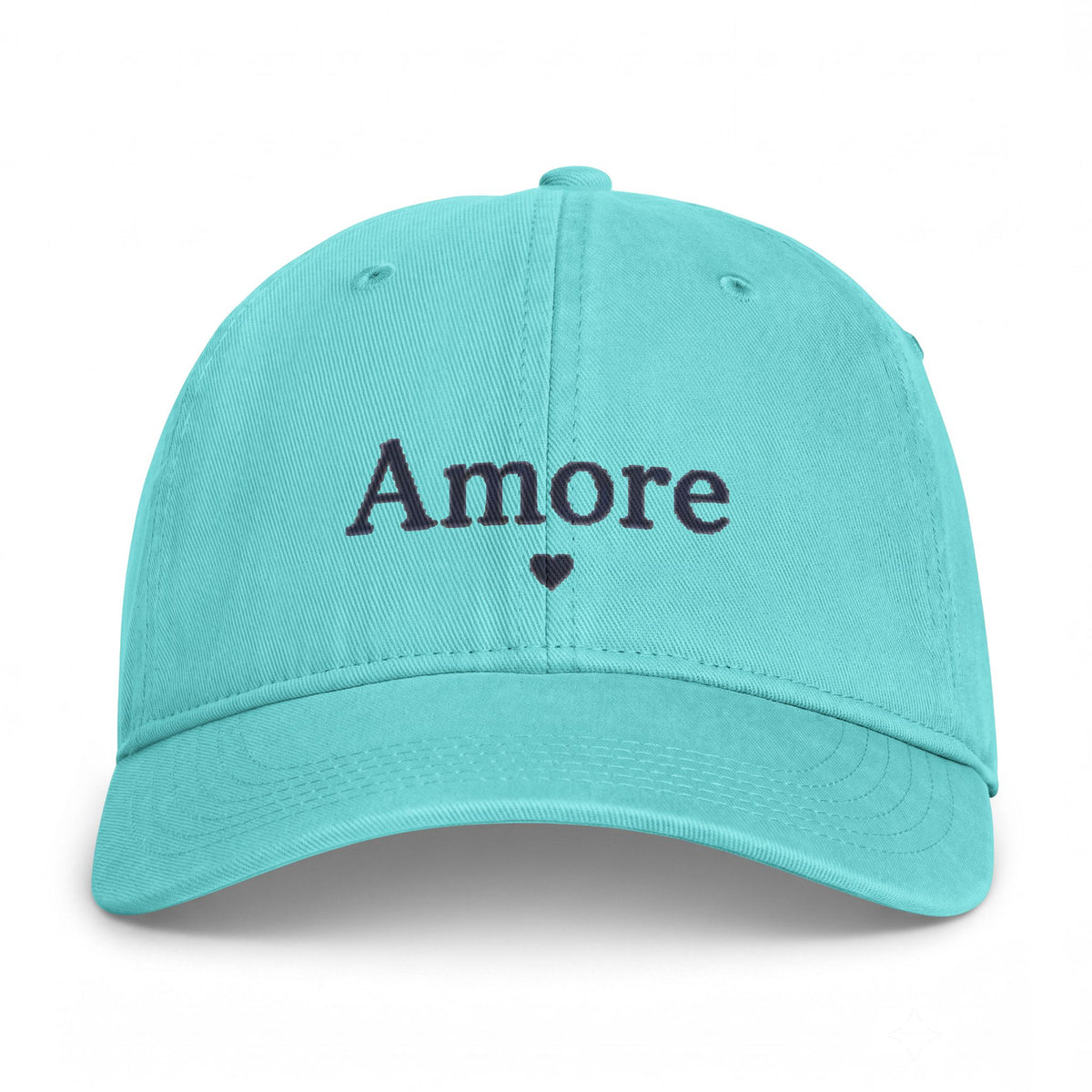 Amore Embroidered Coastal Style Baseball Hat