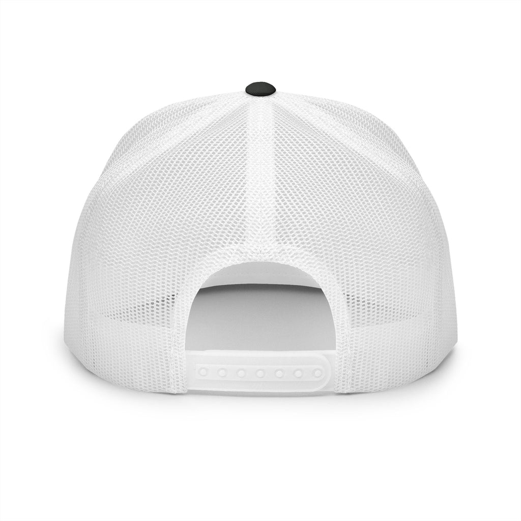 Amore Heart Trucker Hat – Vintage Script Snapback Cap
