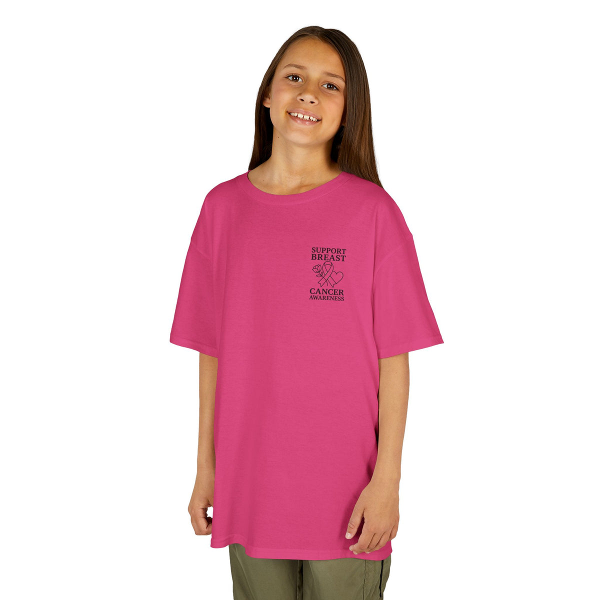 Kids Team Amore Heart Logo (Support Breast Cancer Awareness)