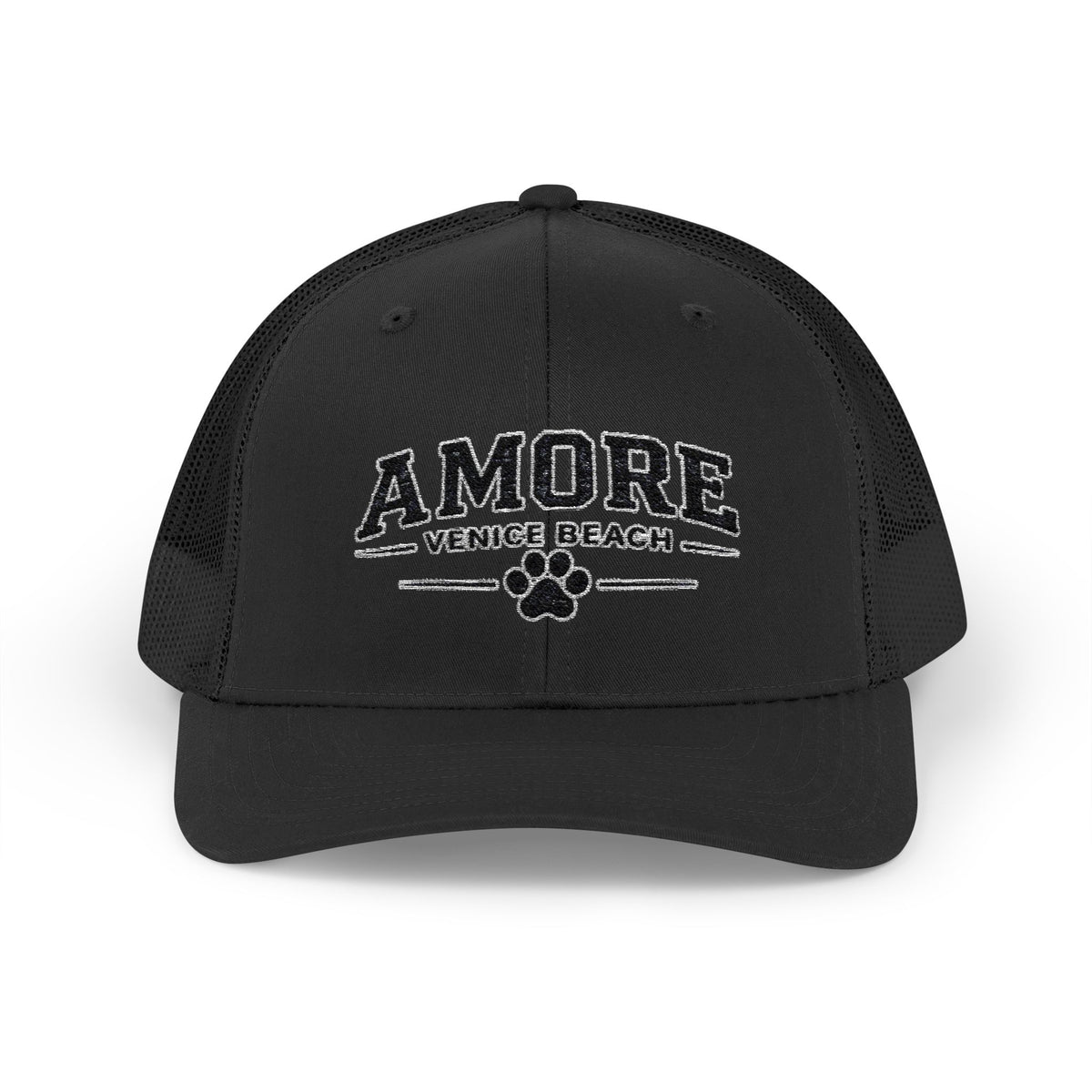 Adult Amore Venice Beach Graphic Trucker Cap | Embroidered Snapback