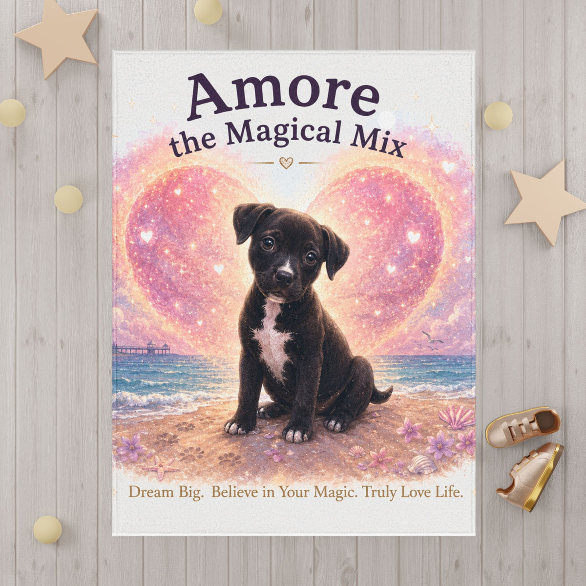 Toddler Blanket "Amore the Magical Mix" Cozy Character Collection