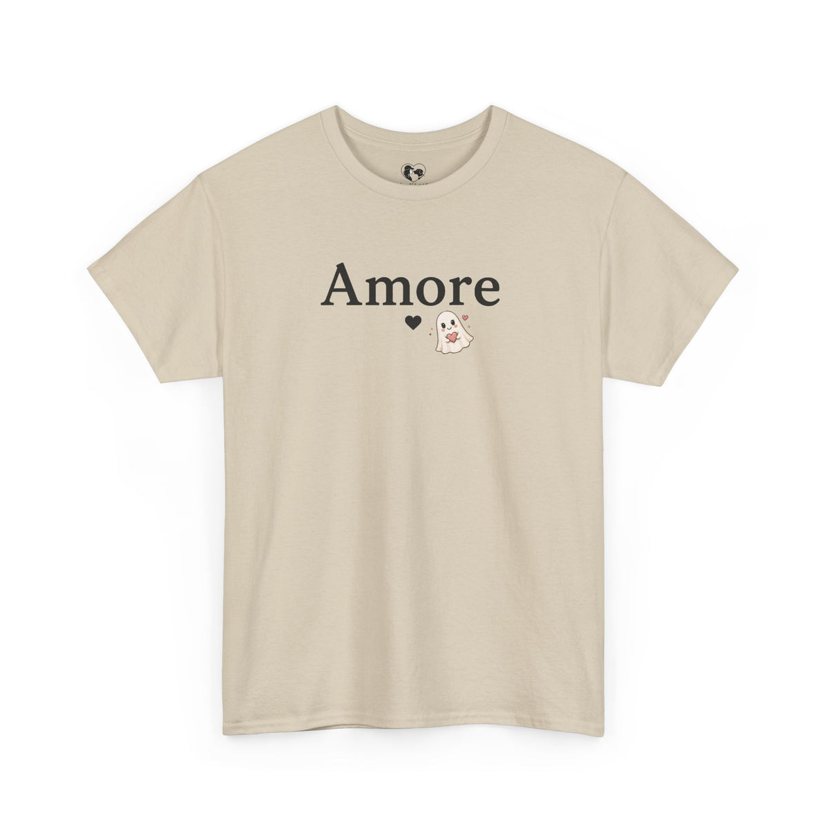 Women's Amore Halloween Icon Palm Trees & Pumpkin Spice Graphic T-Shirt