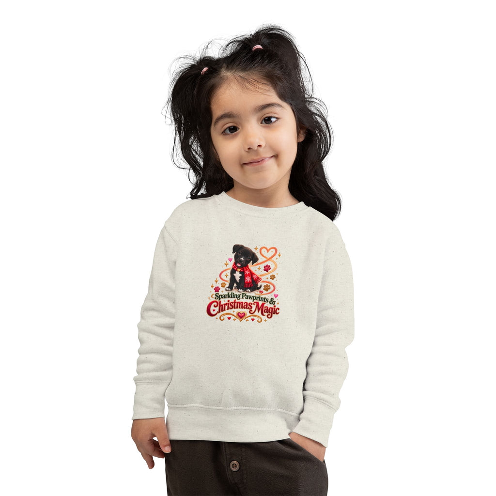 Toddler Christmas Magic Sparkling Pumpkin Sweatshirt