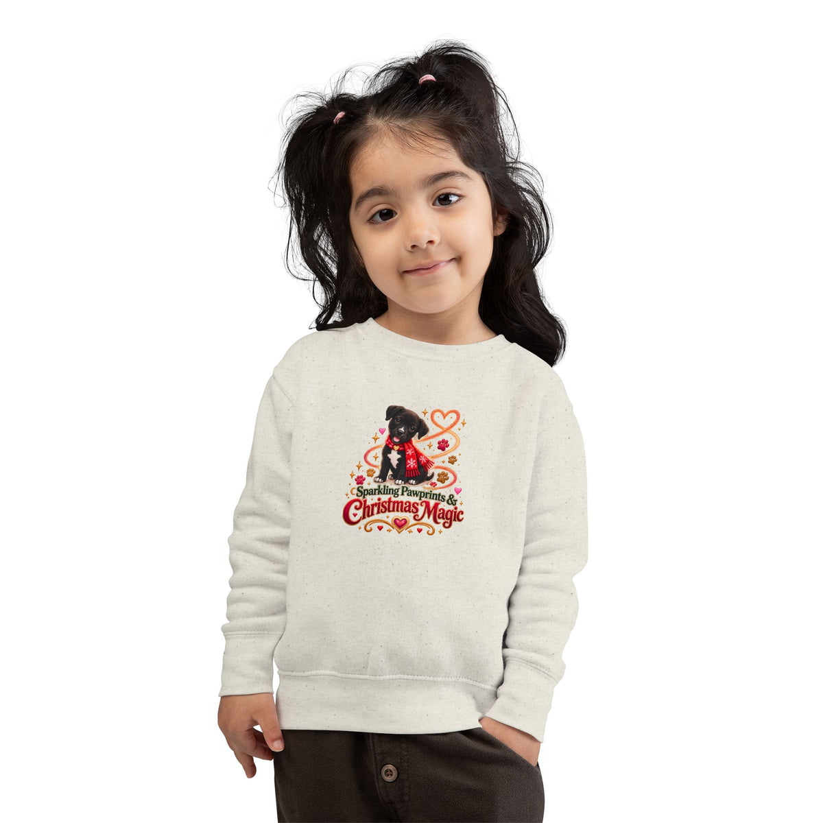 Toddler Christmas Magic Sparkling Pumpkin Sweatshirt