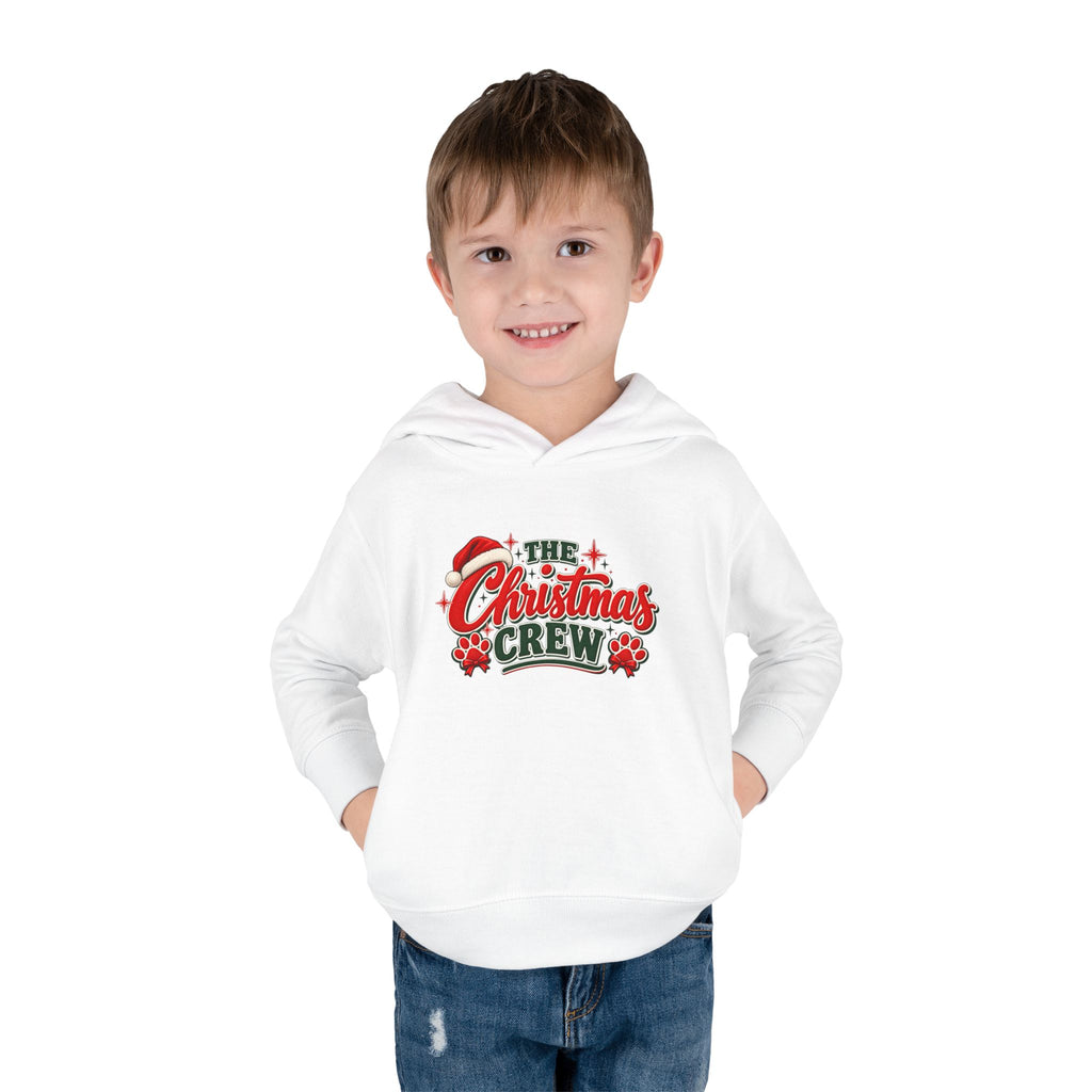 Toddler Festive Holiday Hoodie "The Christmas Crew"