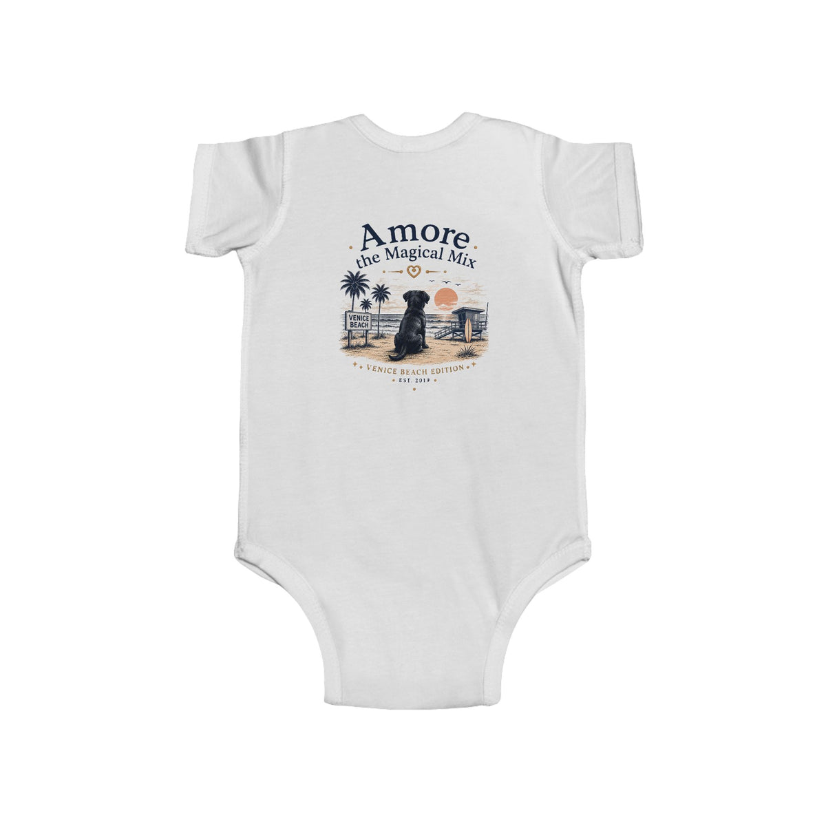 Amore the Magical Mix Venice Beach Edition Baby Bodysuit