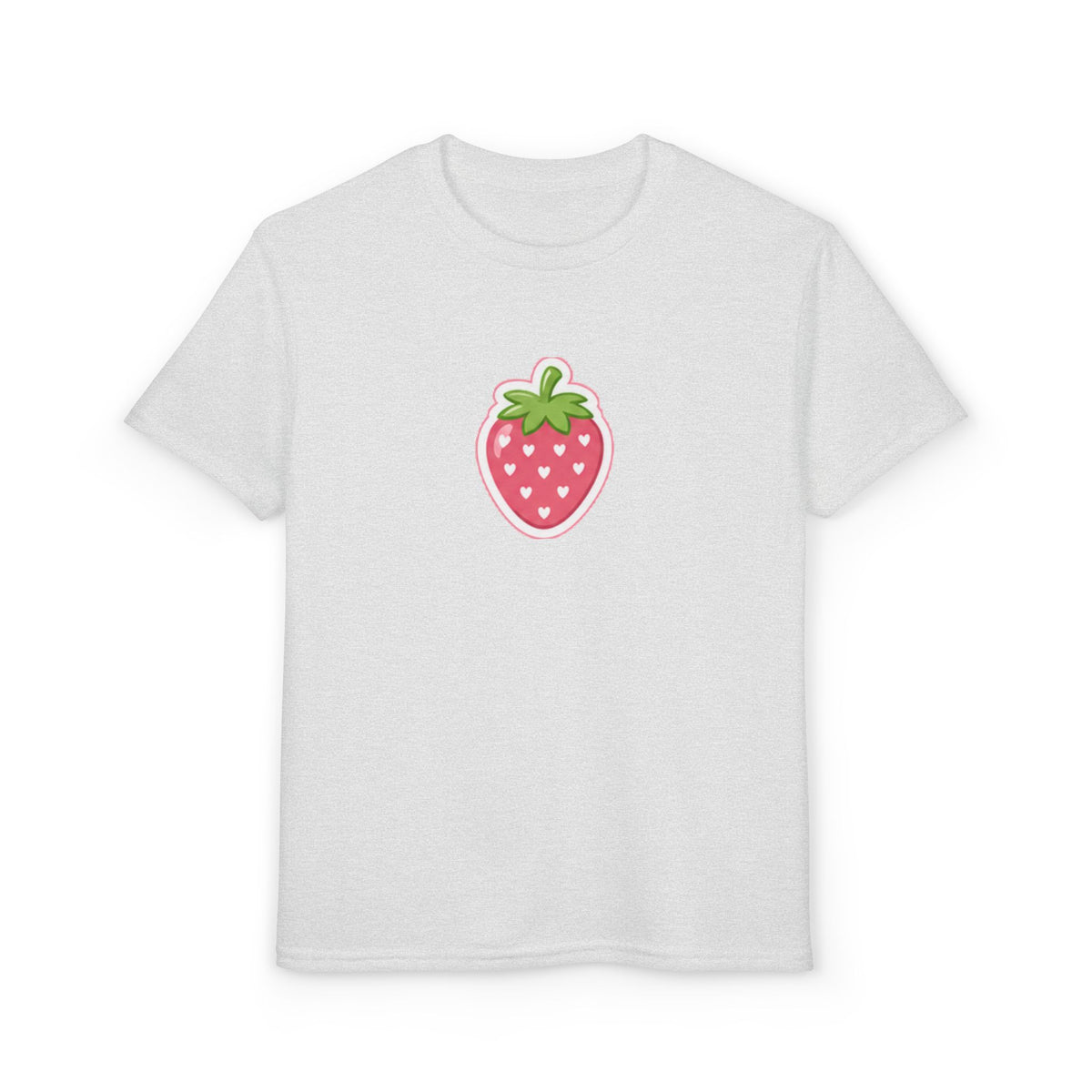Kids Strawberry Fruit T-Shirt Amore Puppy Graphic