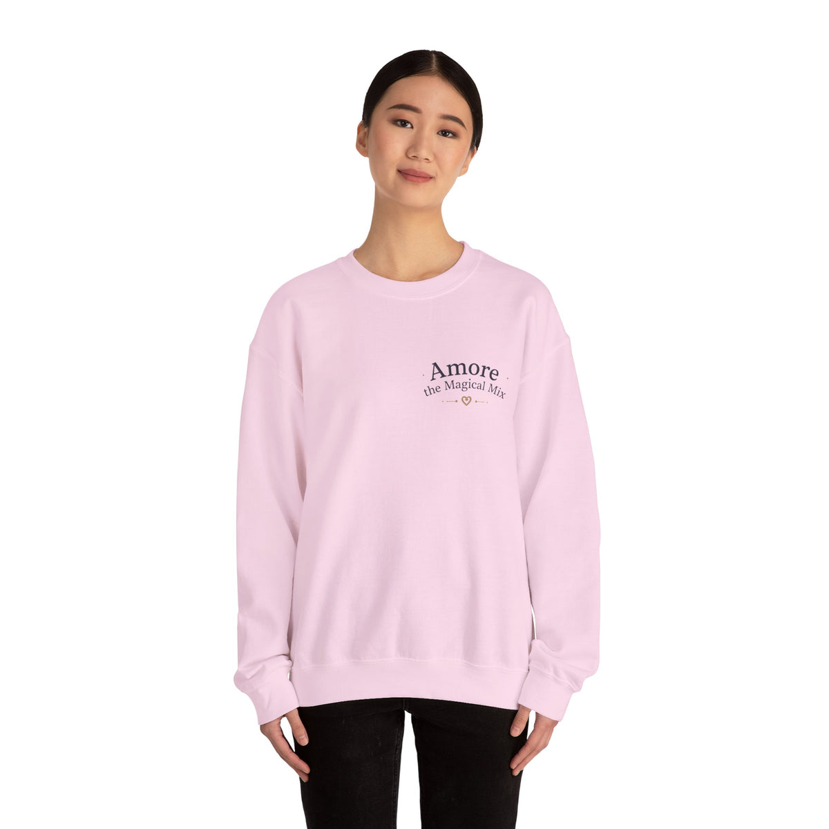 Women's Amore Magical Mix Crewneck Sweatshirt Heart Dreamer Design