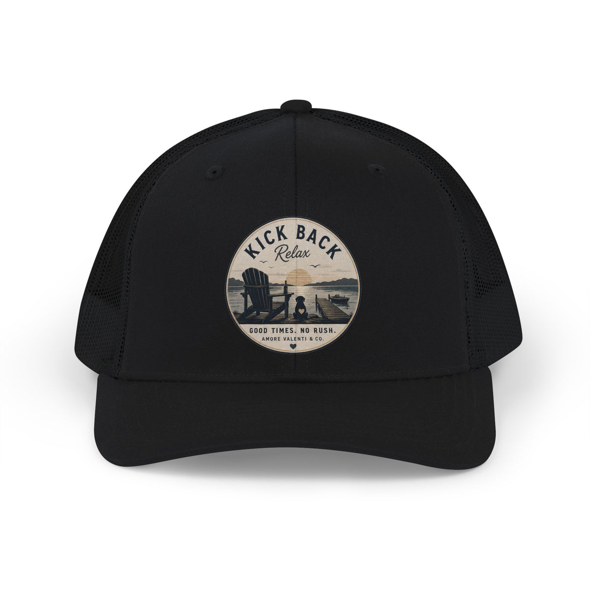 Unisex Adult Kick Back Relax Trucker Vintage Snapback Hat