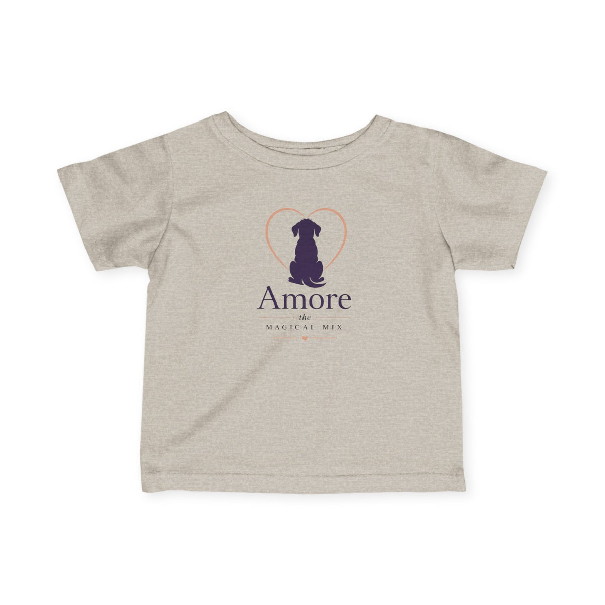 Infant Tee "Amore the Magical Mix" Puppy Heart Baby Shirt
