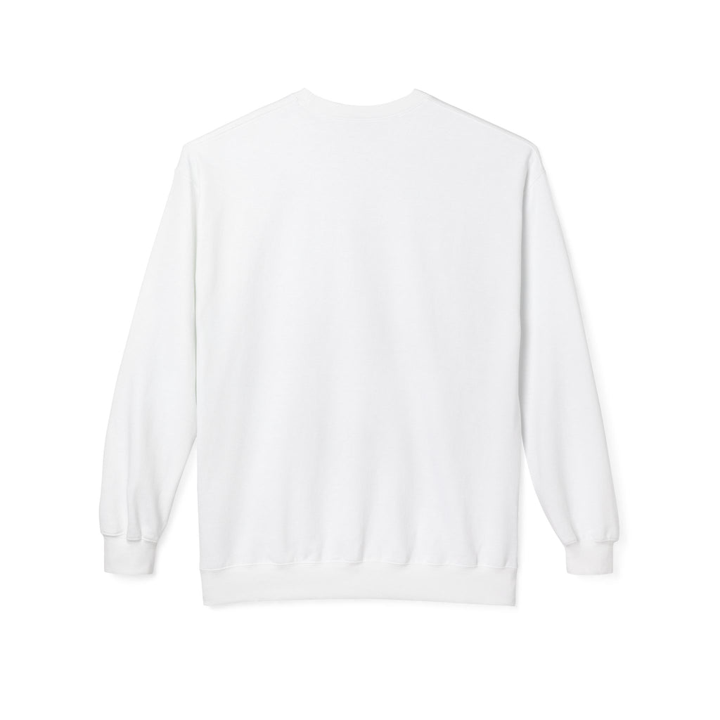Retro Santa Christmas Crewneck — “If I could talk, I'd say pour me another one”