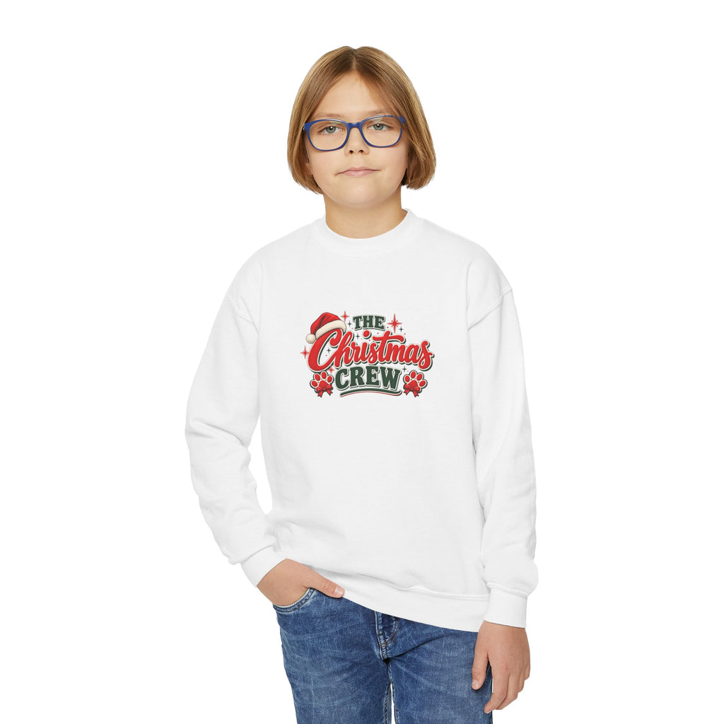 Youth Holiday Crewneck Sweatshirt - 'The Christmas Crew'