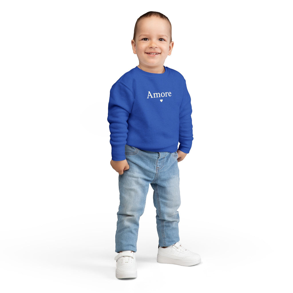Toddler Amore Sweatshirt Heart Paw Graphic