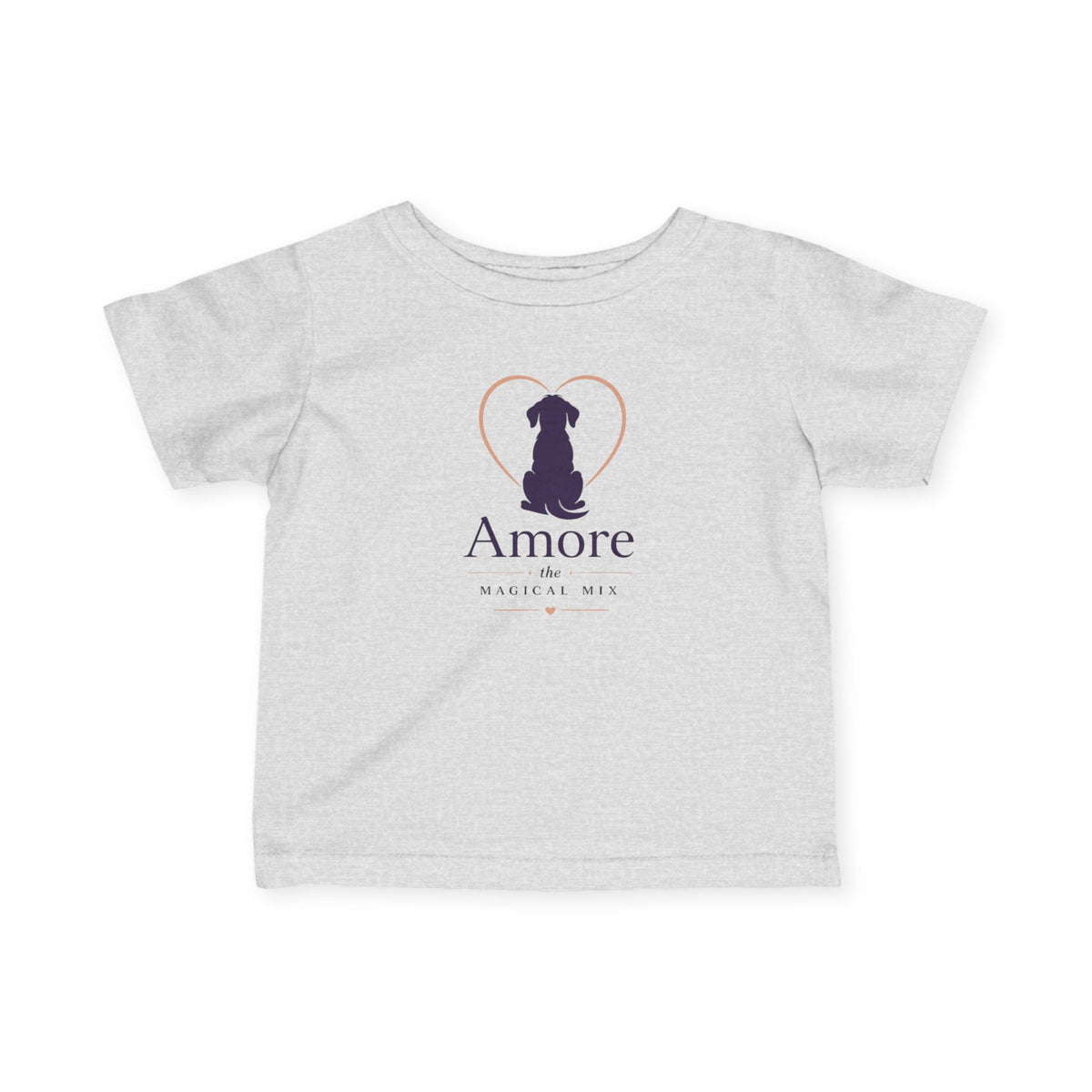 Infant Tee "Amore the Magical Mix" Puppy Heart Baby Shirt