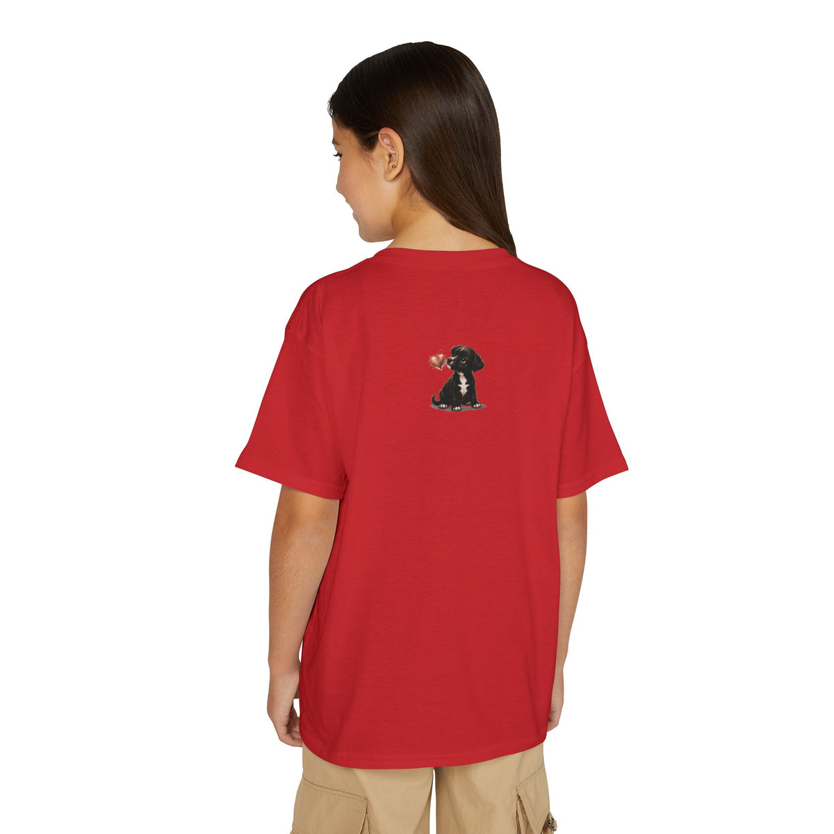 Kids Strawberry Fruit T-Shirt Amore Puppy Graphic