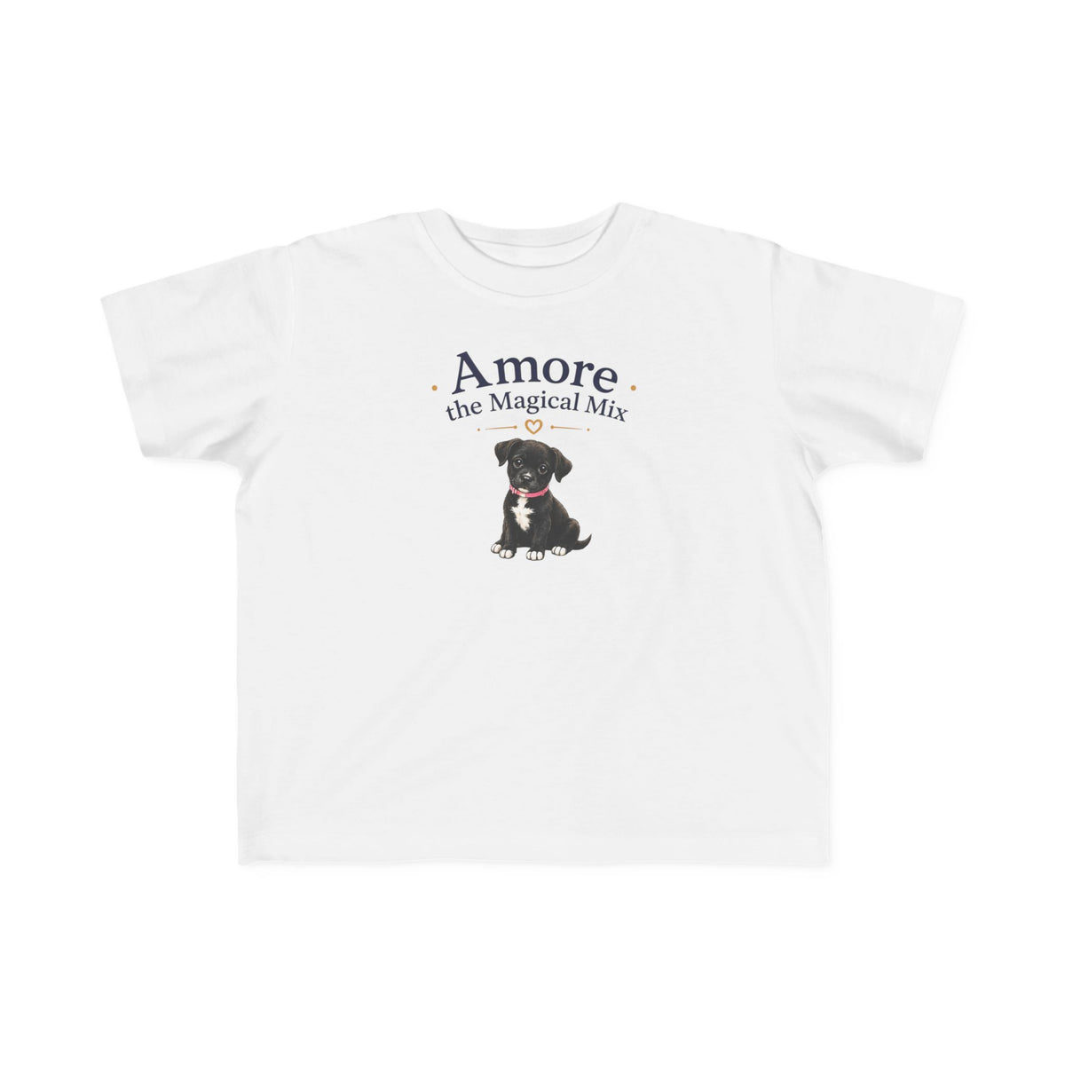 Toddler Amore the Magical Mix T-Shirt Puppy Heart Design