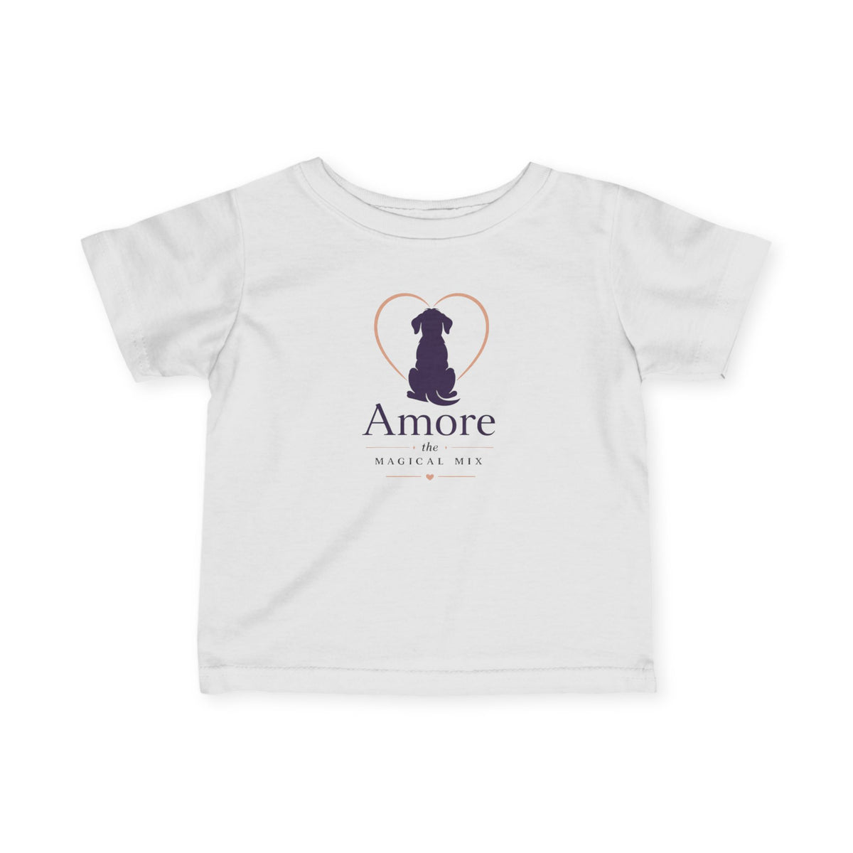 Infant Tee "Amore the Magical Mix" Puppy Heart Baby Shirt