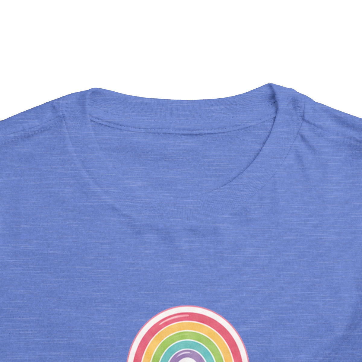 Toddler Rainbow with Heart Clouds T-Shirt