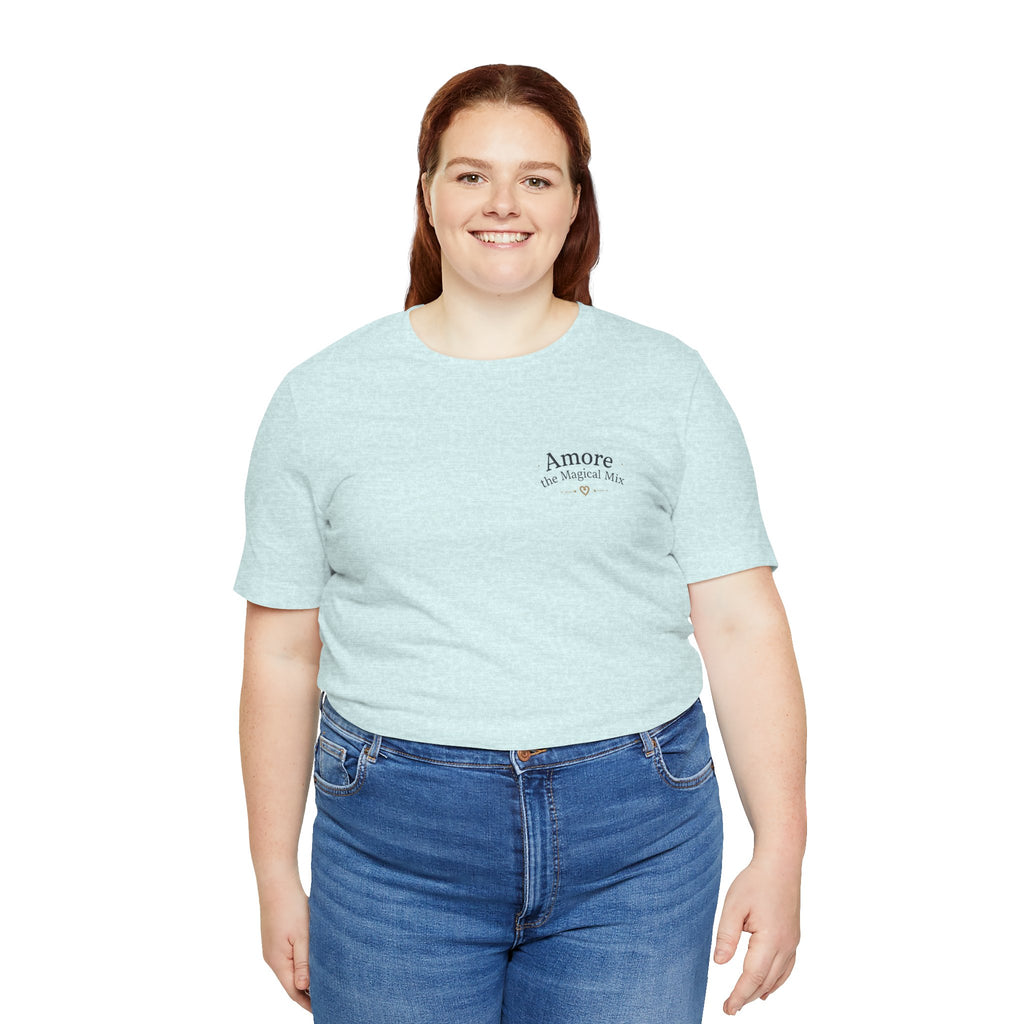Adult T-Shirt Amore the Magical Mix Signature & Character Logos