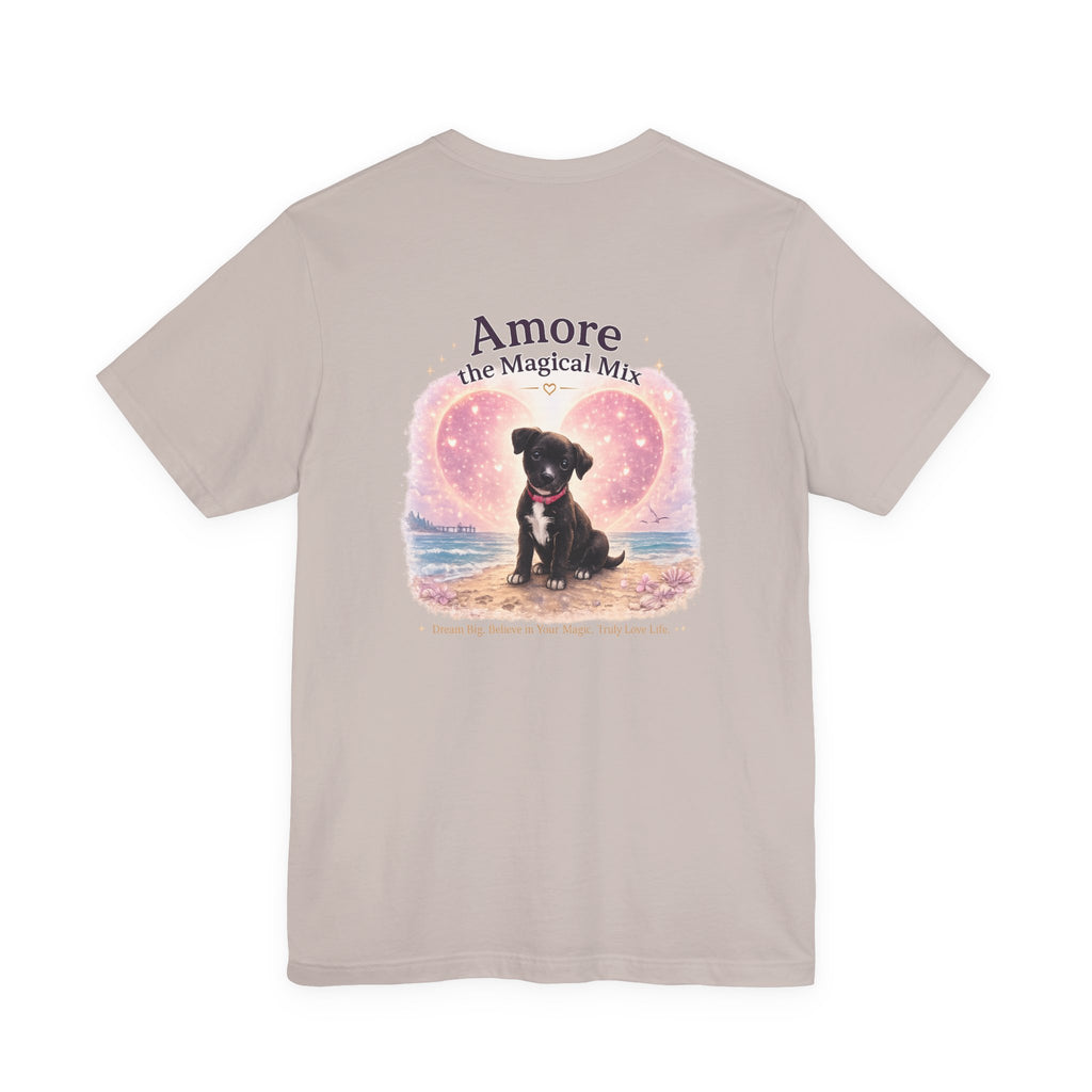 Adult T-Shirt Amore the Magical Mix Signature & Character Logos