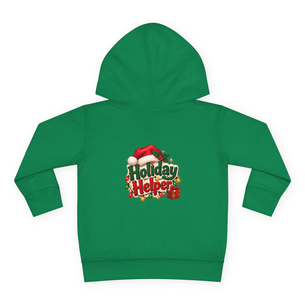 Toddler Hoodie – Holiday Helper Santa Christmas Pullover