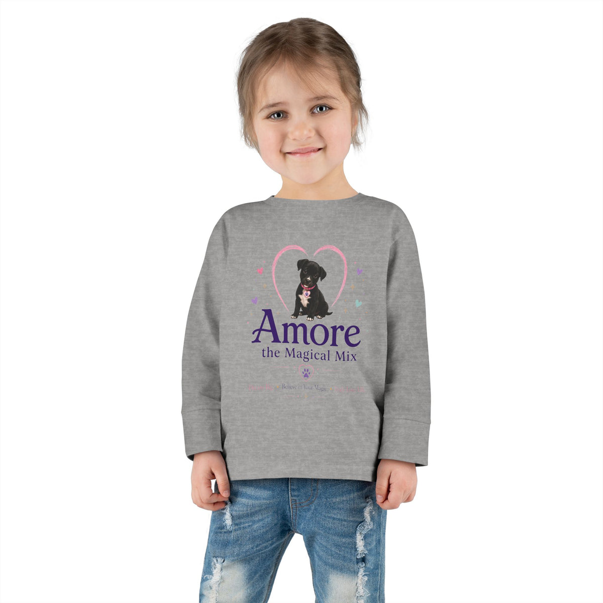 Toddler Amore the Magical Mix Long Sleeve Tee | Believe in Your Magic