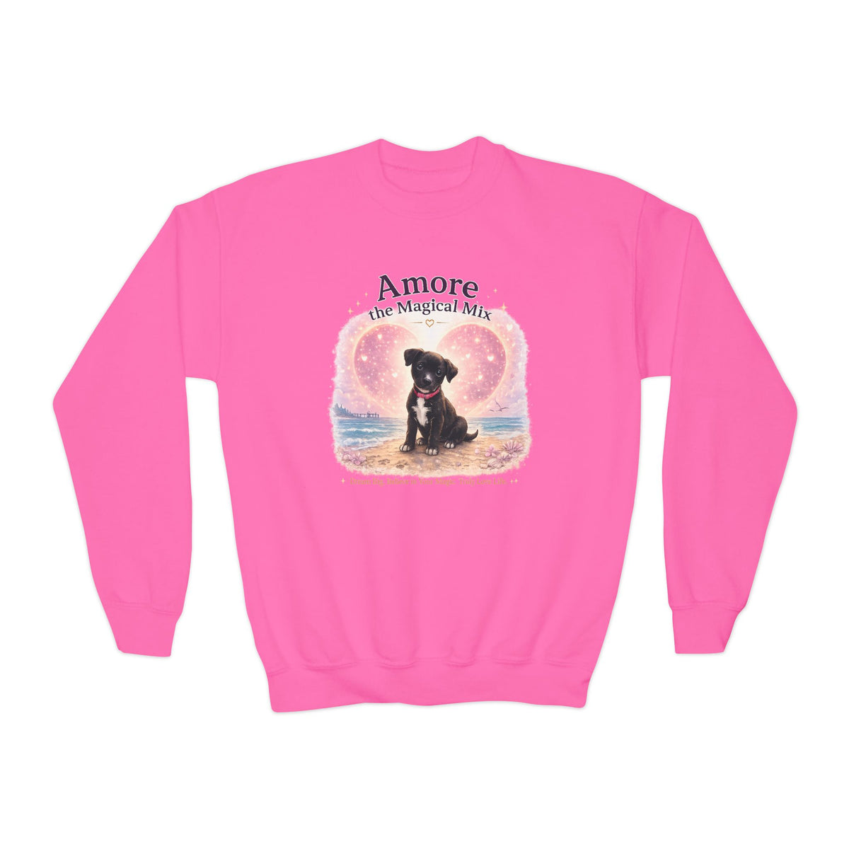 Youth Amore the Magical Mix Crewneck Sweatshirt | Character Logo