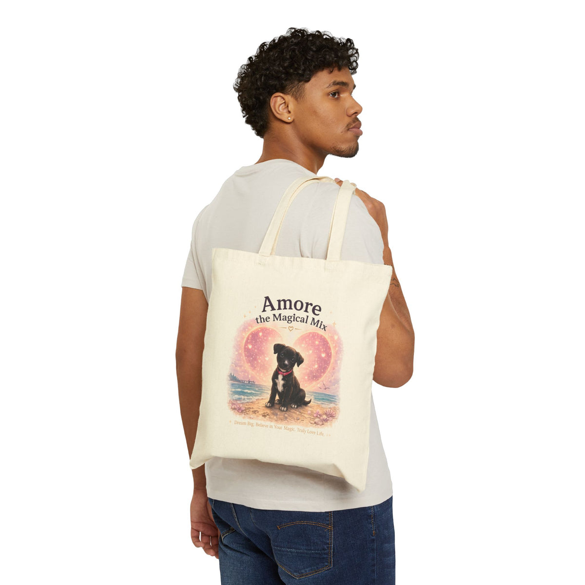 Canvas Tote Bag Amore the Magical Mix Character