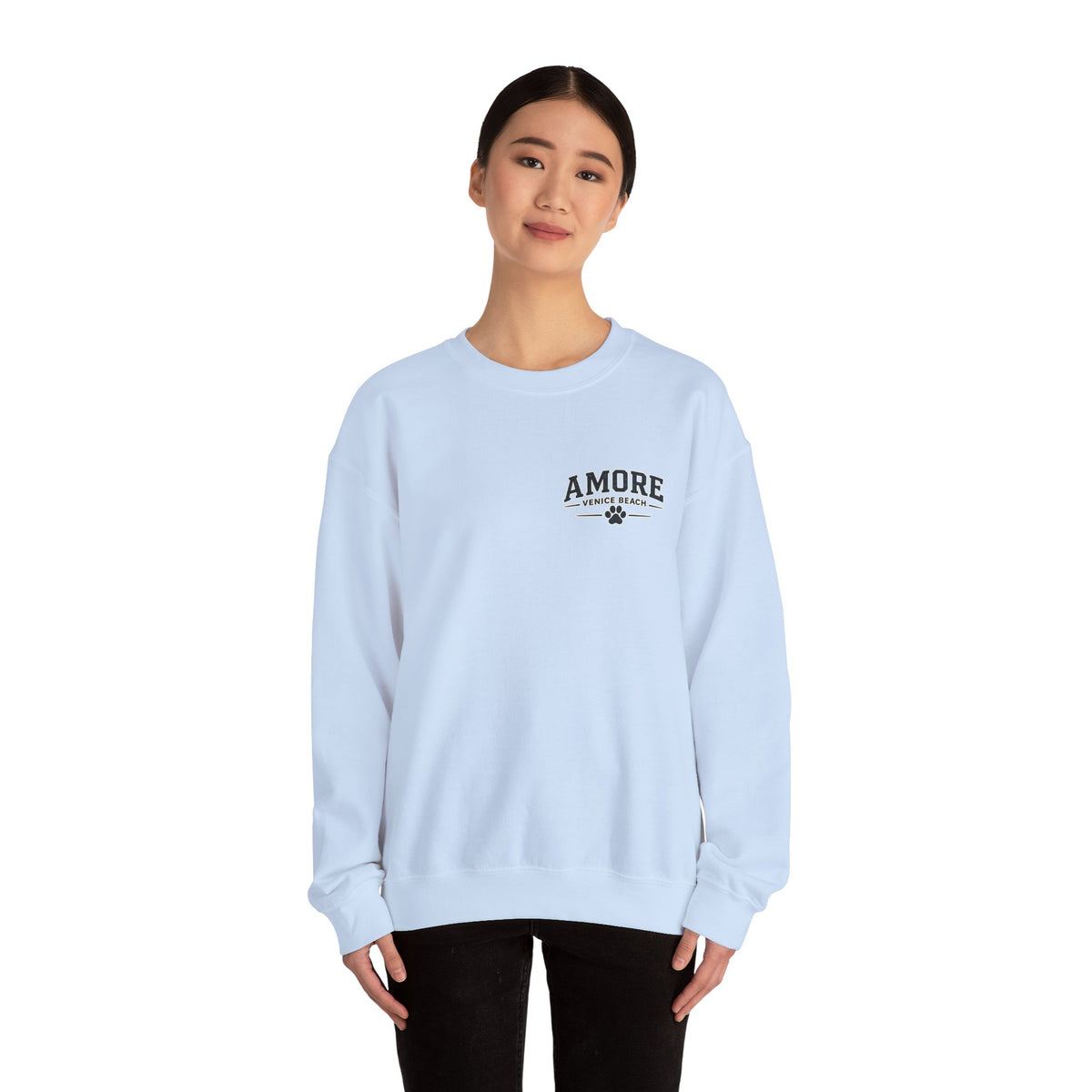 Unisex Adult Amore Venice Beach Sweatshirt |Streetwear Graphic