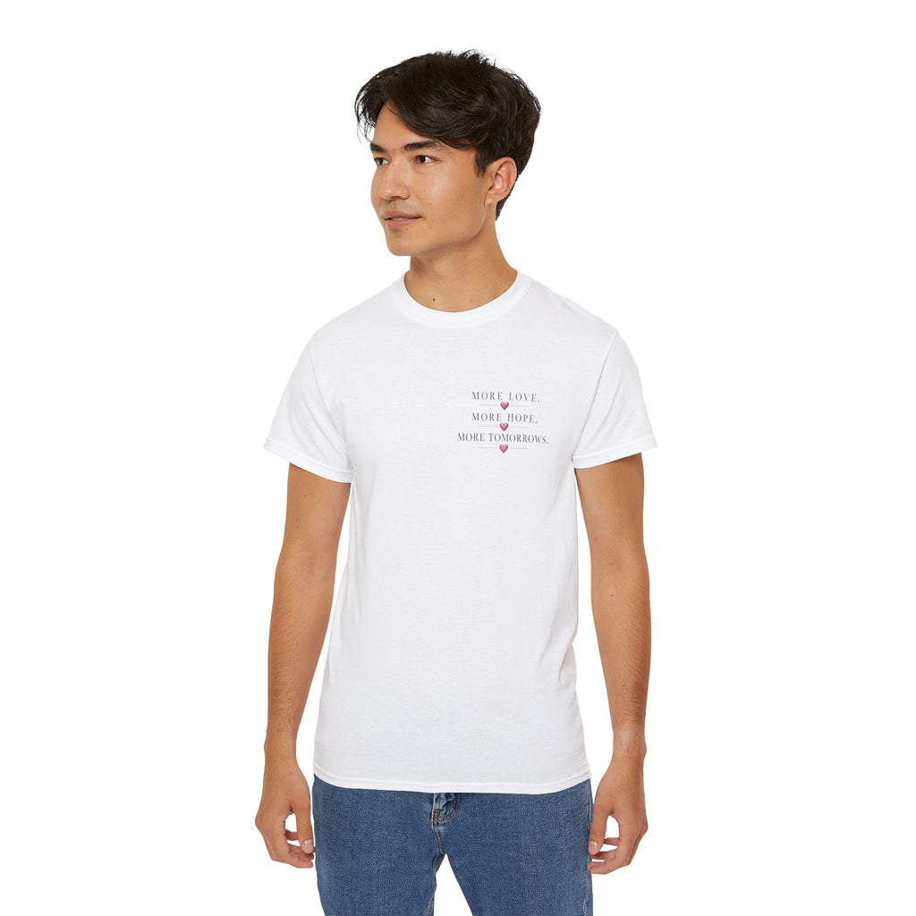 Team Amore Tee — "More Love, More Hope, More Tomorrow" Breast Cancer Awareness Shirt