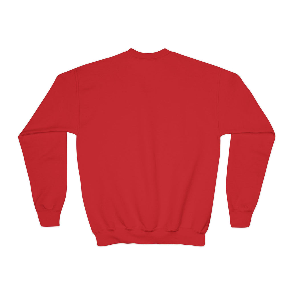 Youth Sweatshirt - "I’m Just Here for the Presents" Christmas Crewneck