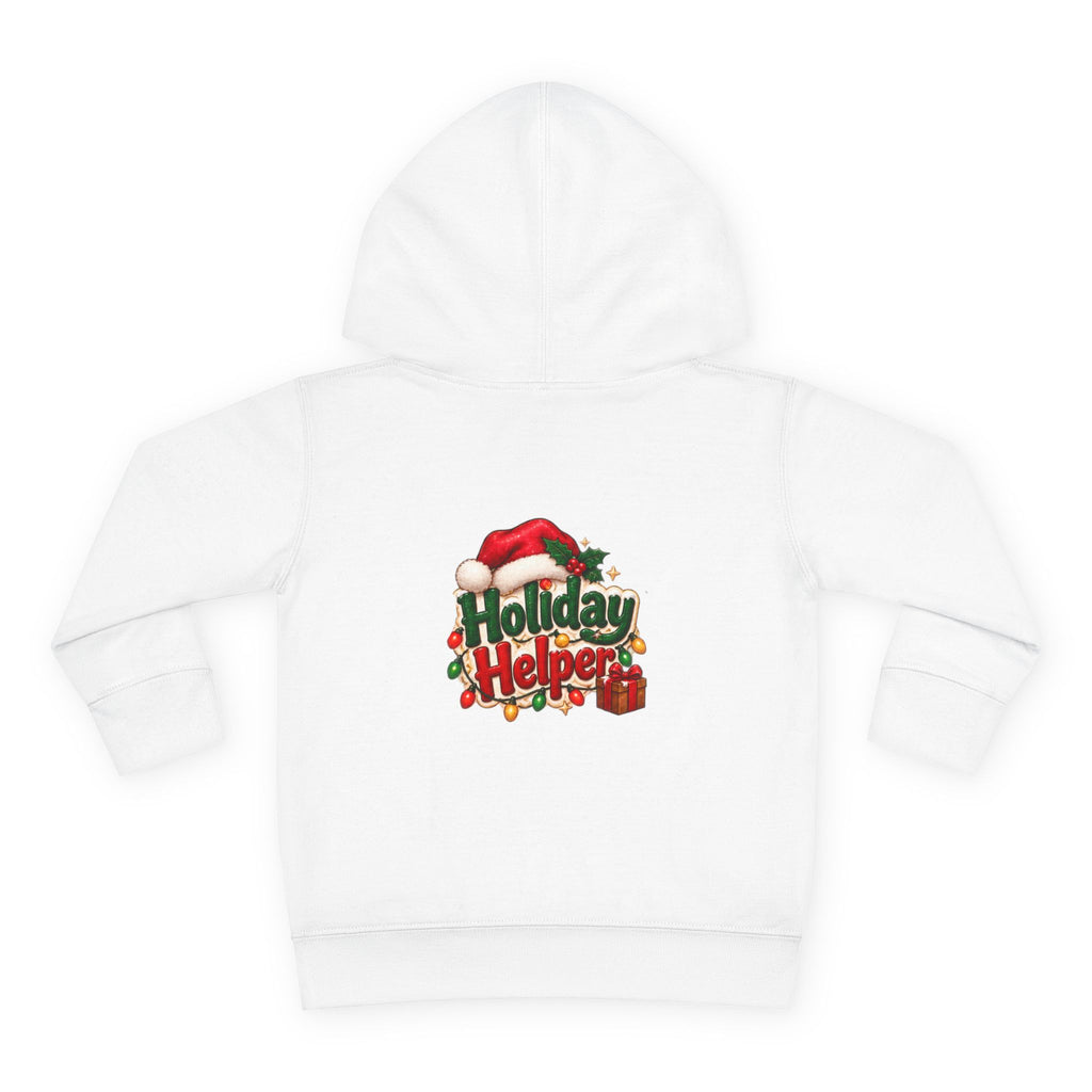 Toddler Hoodie – Holiday Helper Santa Christmas Pullover