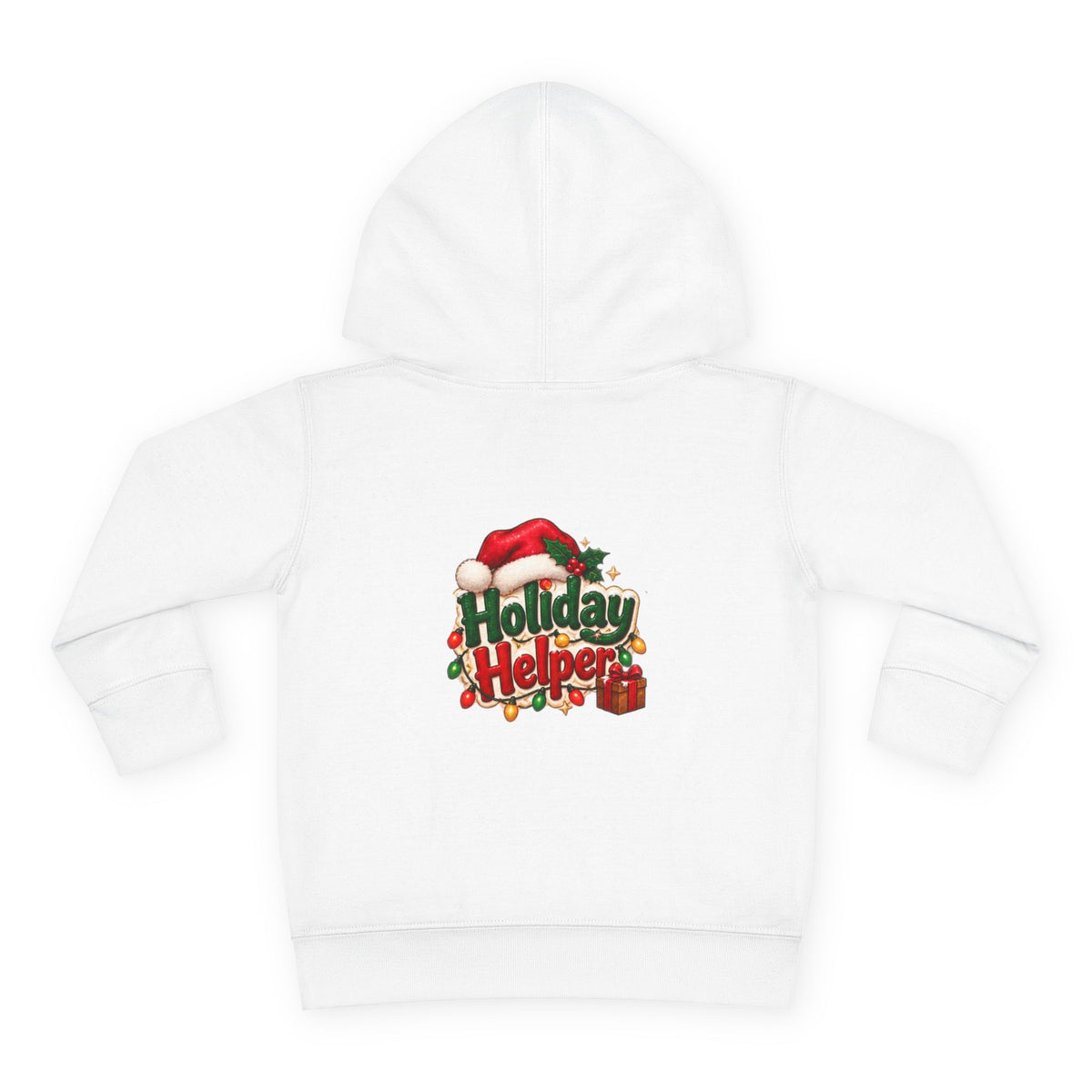 Toddler Hoodie – Holiday Helper Santa Christmas Pullover
