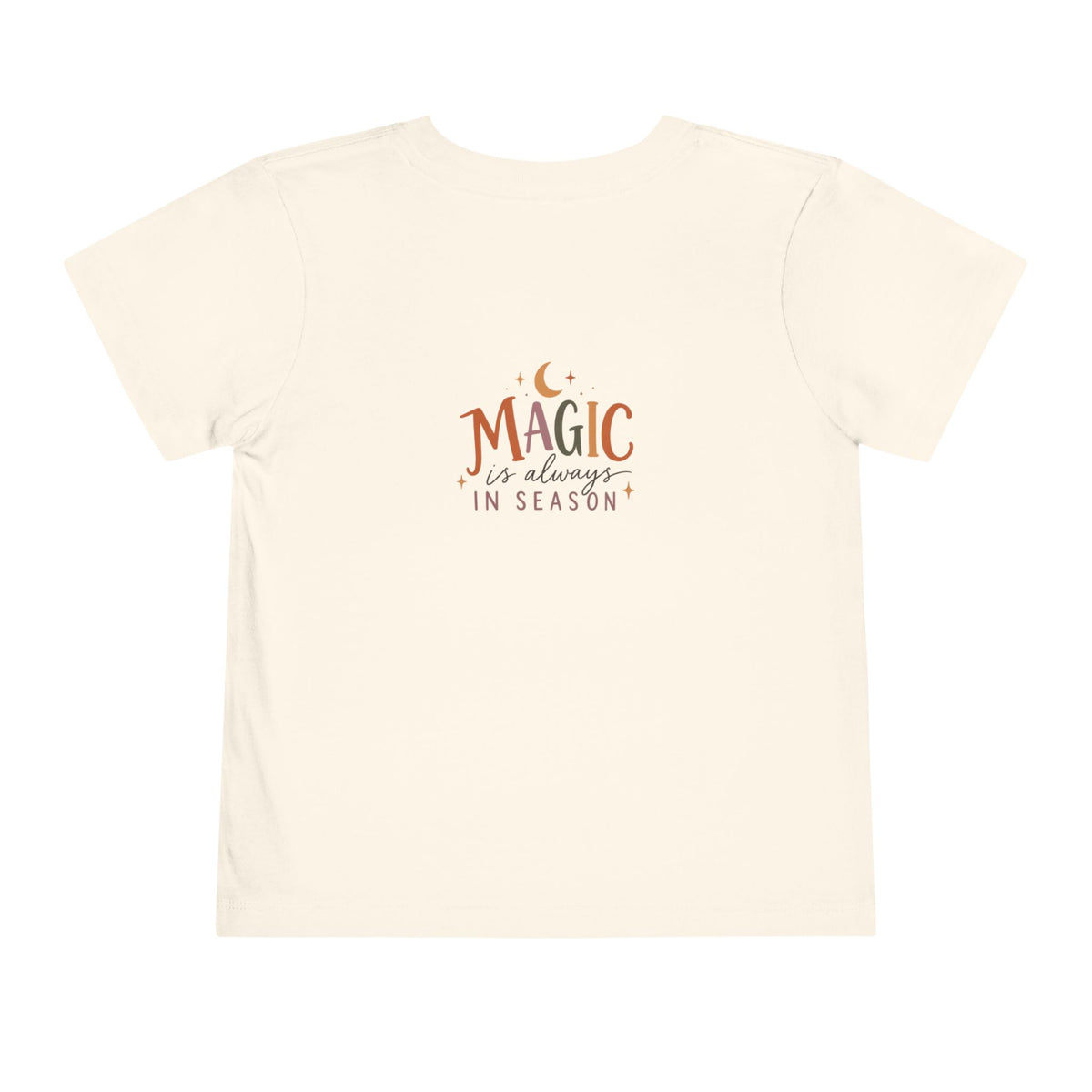Toddler Tee "Magic Is Always In Season" Puppy & Moon Graphic