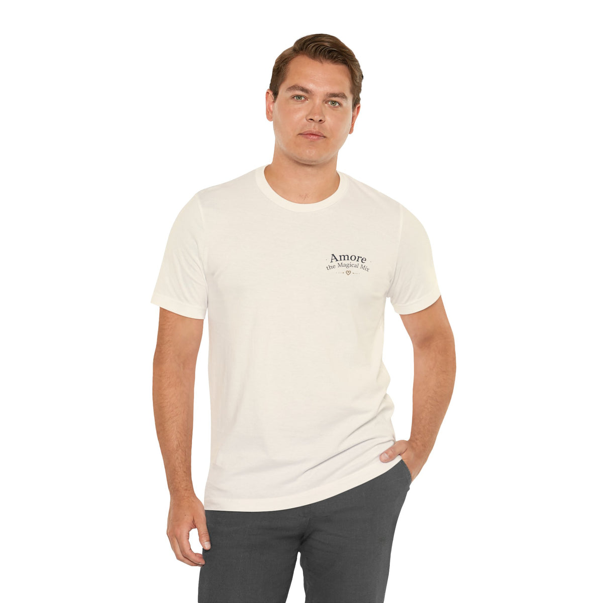 Adult T-Shirt Amore the Magical Mix Signature & Character Logos