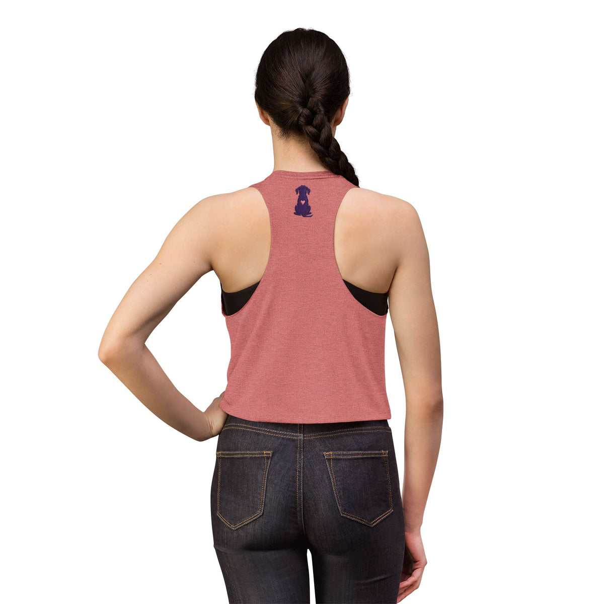 Women's Crop Top Amore Silhouette Relaxed Cropped