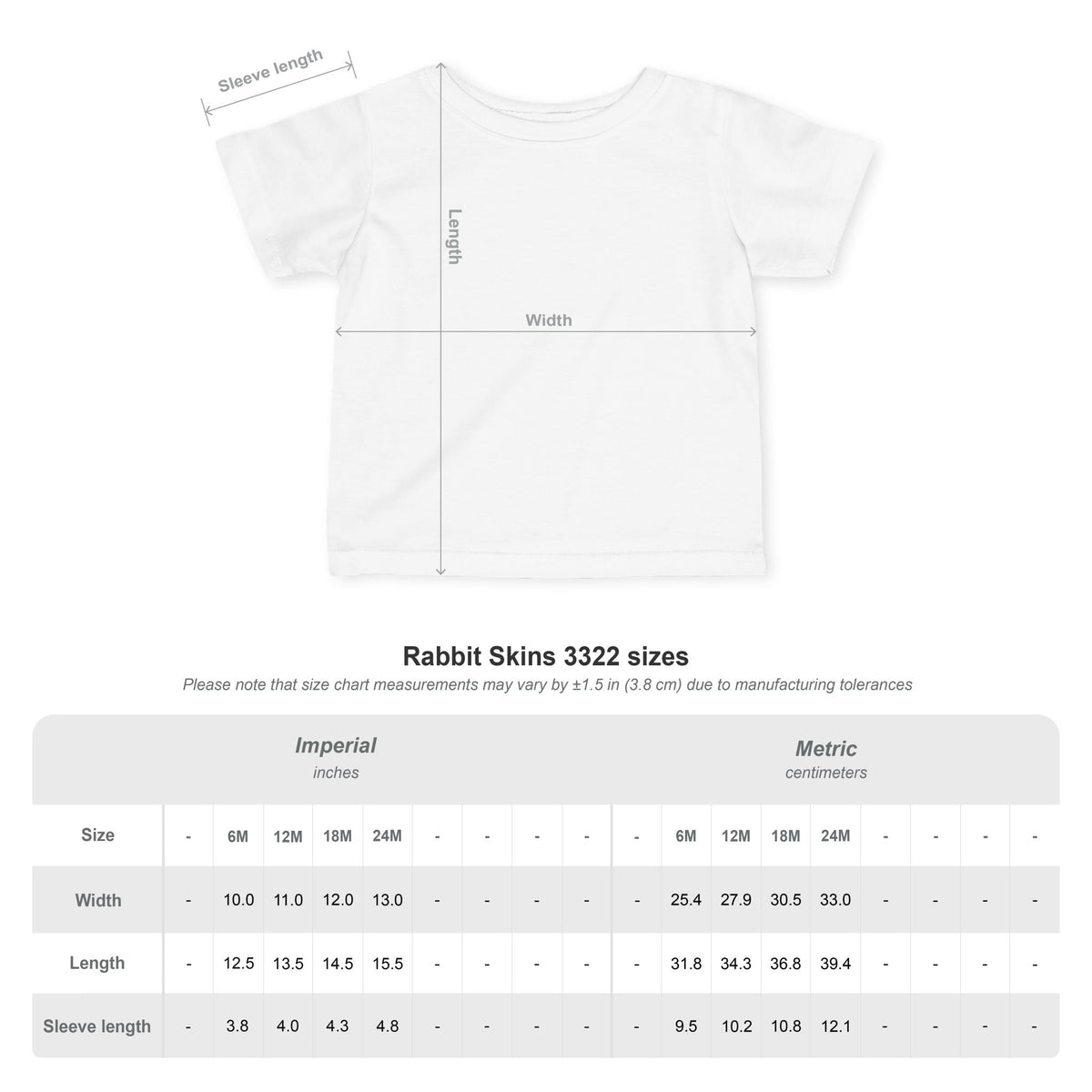 Infant Tee "Amore the Magical Mix" Puppy Heart Baby Shirt