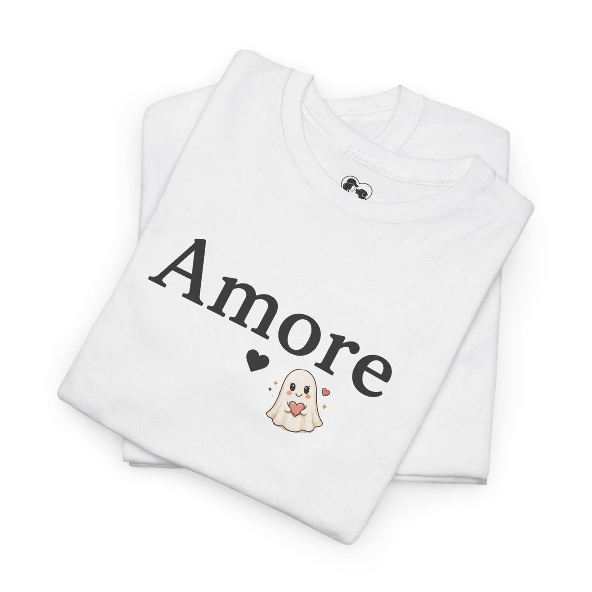 Women's Amore Halloween Icon Palm Trees & Pumpkin Spice Graphic T-Shirt
