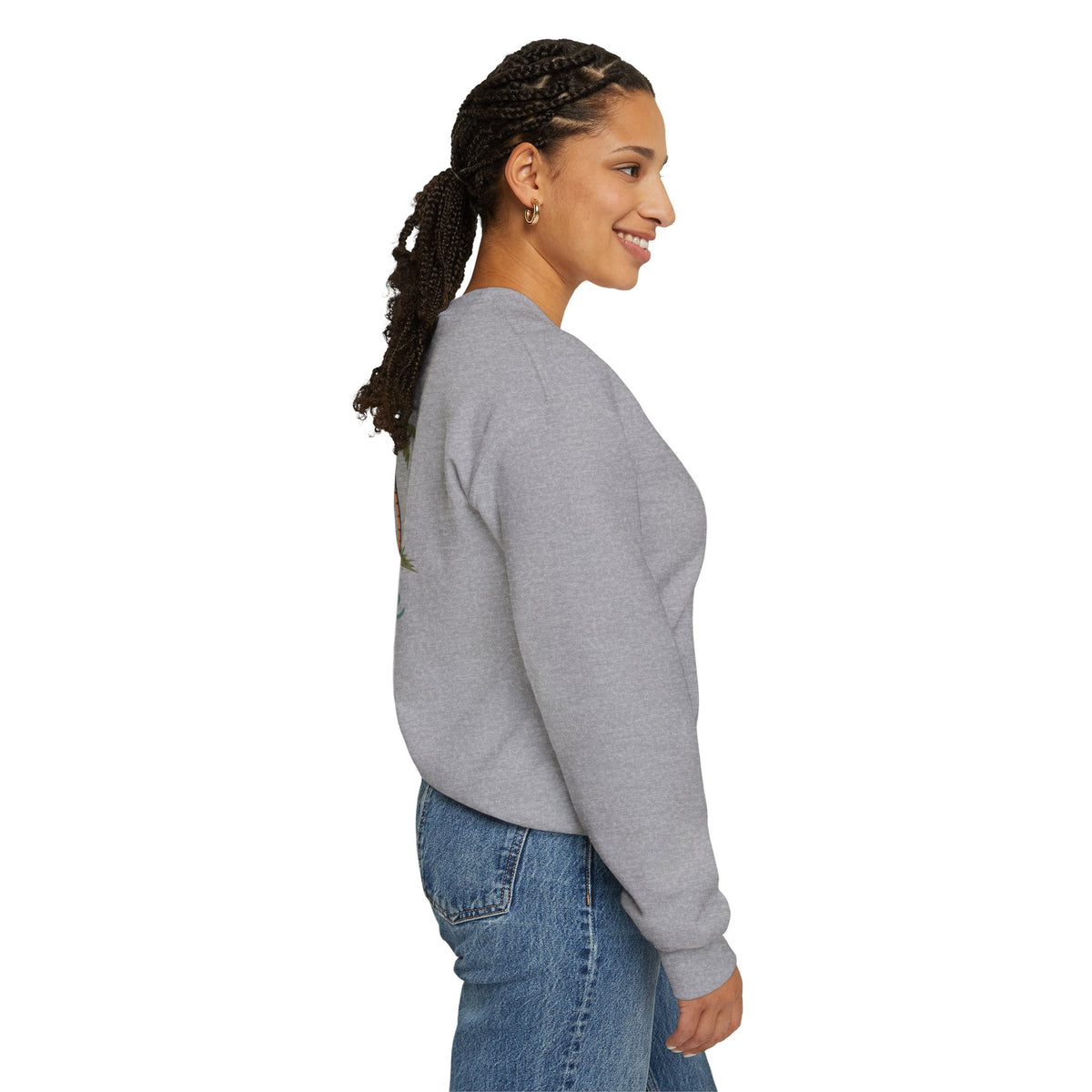 Unisex "Good Vibes" Crewneck Sweatshirt Keep It Simple Retro Camper Van