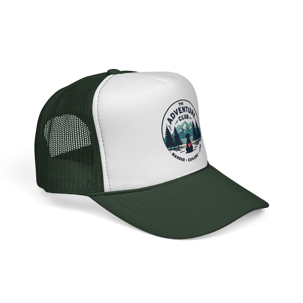 Unisex Adult Adventure Club Trucker Cap – Hiking Mountains Patch Hat