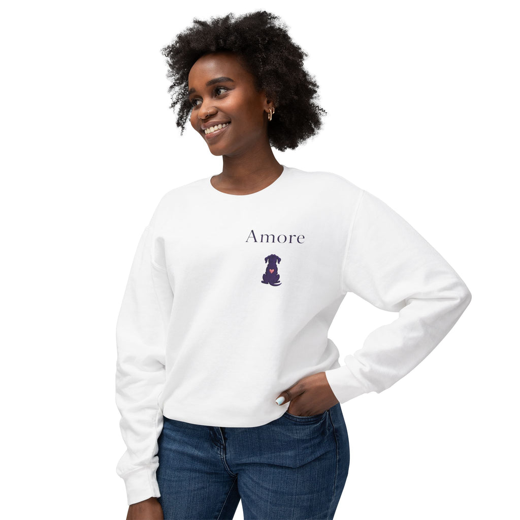 Adult Chase Sunsets Crewneck Sweatshirt Amore Silhouette Graphic